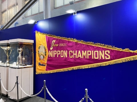 チャンピオンフラッグ、優勝トロフィー