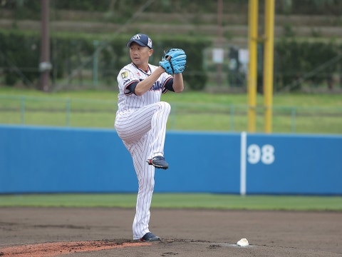 石川投手が2回無失点