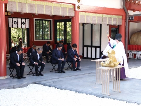 キャンプ安全祈願を実施！