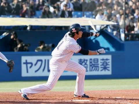 鵜久森選手もタイムリーで続く