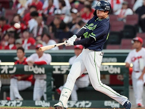 太田選手が2本の二塁打でマルチ安打を記録