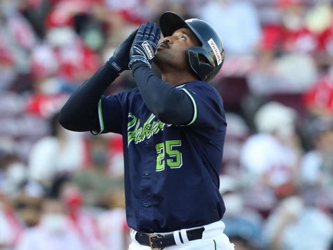 サンタナ選手が13号3ラン！