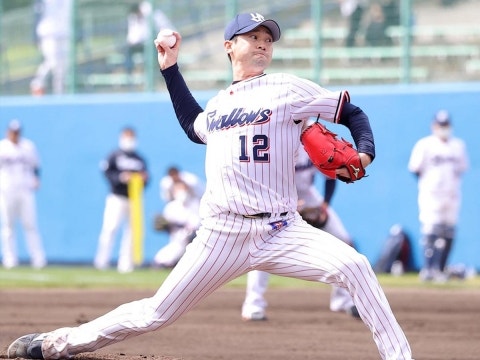 石山投手が1回無失点！