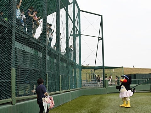 つばみが戸田球場に初登場！