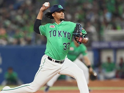ロドリゲス投手が3回無失点4奪三振