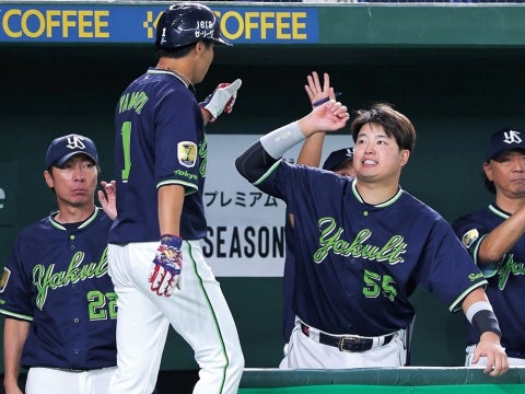 山田選手が復帰後初安打