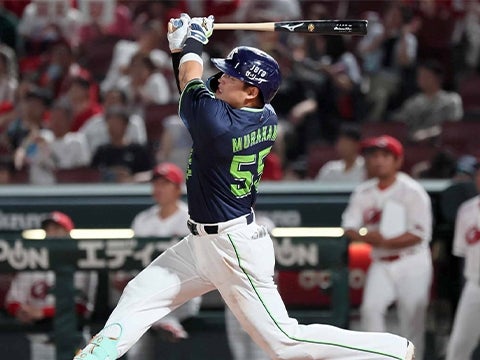 村上選手が7号3ランで大きくリードを広げる！