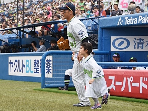 エスコート親子