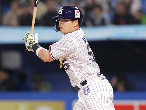 村上選手が復帰後初安打