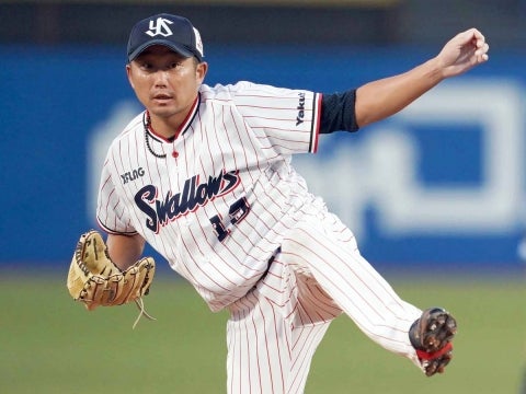 石川投手が5回2失点の粘投