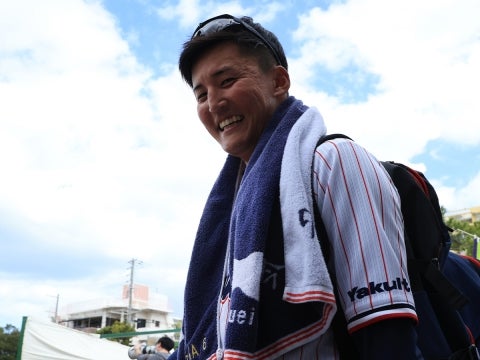 笑顔の元山選手