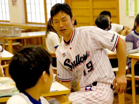 給食はランチルームで