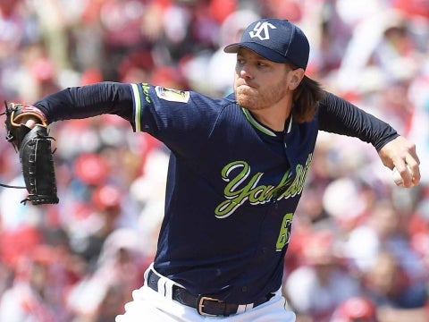 ピーターズ投手が7回1失点の好投を見せる