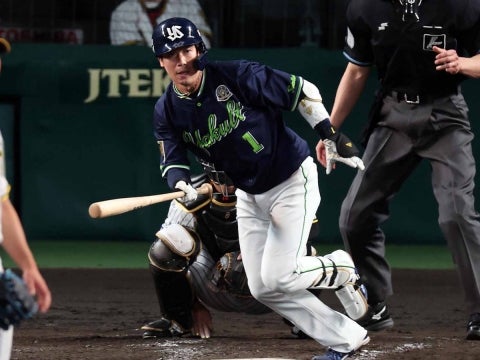 山田選手がマルチ安打