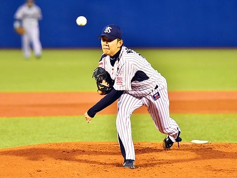 成瀬投手は6回1失点の好投