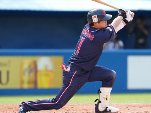 山田選手がマルチ安打