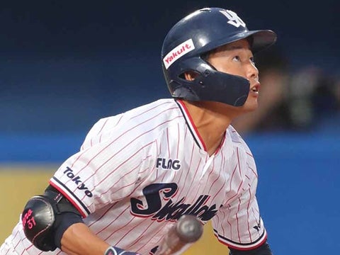 山崎選手がソロ