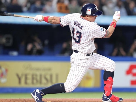 オスナ選手が2打点を挙げる活躍