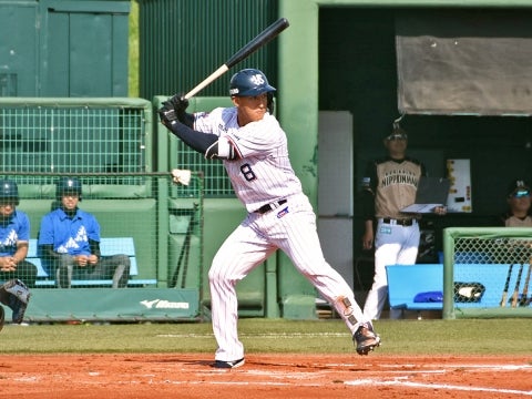 勝ち越しの3号ソロ