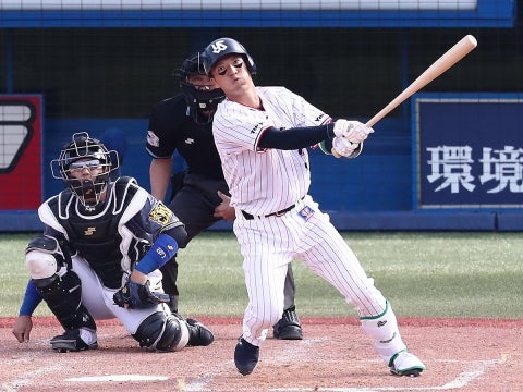 西浦選手が1号ソロ含む、2安打2打点の活躍