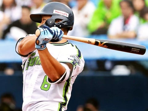 中山選手がプロ初となる猛打賞