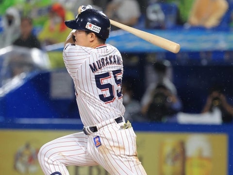 村上選手が34号ソロ含む、猛打賞の活躍