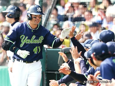 リードを広げる2号2ラン