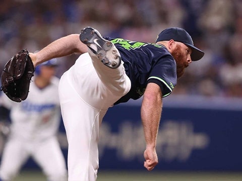 サイスニード投手が7回途中4安打1失点の好投