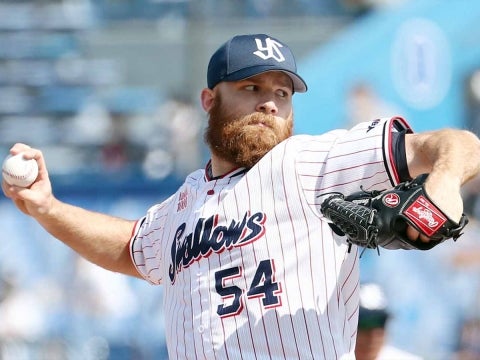 先発のサイスニード投手が2回無失点