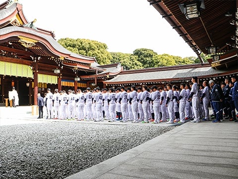 明治神宮で必勝祈願