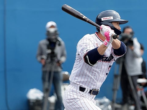 西川選手がマルチ安打