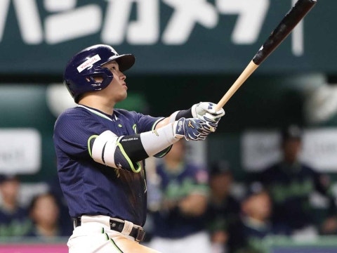 村上選手が14号3ラン