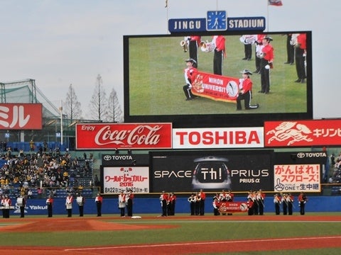 日本大学吹奏楽研究会の皆さん