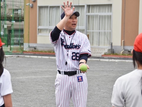 ボールをキャッチ