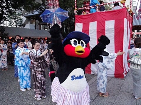 つばみが青山表参道商店会「納涼盆踊り大会」を訪問！