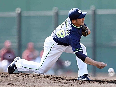 先発・山中投手が5回1安打無失点