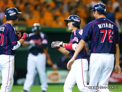 山田選手が100打点到達