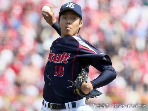 杉浦投手が6回1失点の粘投