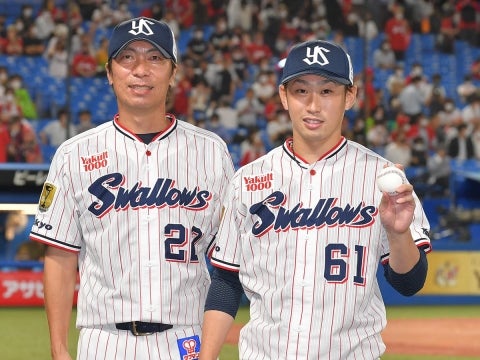 久保投手がプロ初勝利！