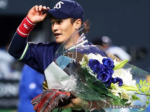 坂口選手が1,000試合出場達成