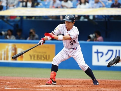 今浪選手は代打で登場