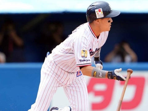 中村選手が決勝点となる2点タイムリー！