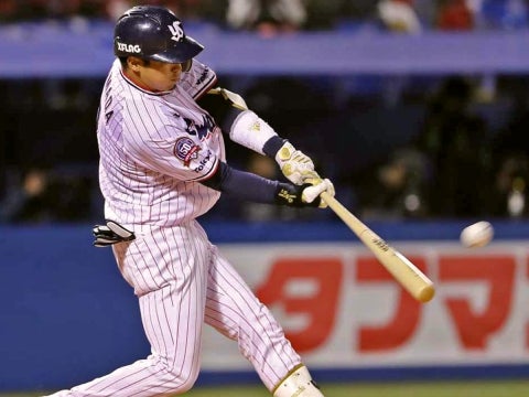 レフトへの二塁打