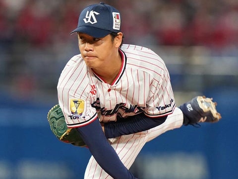 小川投手が7回無失点の好投で今季初勝利！