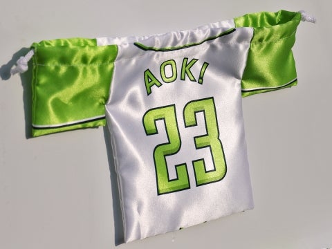 ユニホーム型ニックネーム巾着