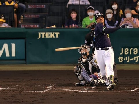 サンタナ選手が2安打3打点の活躍！