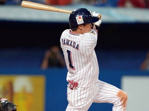 山田選手が決勝タイムリー！