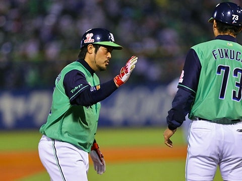 同点の5号ソロ！