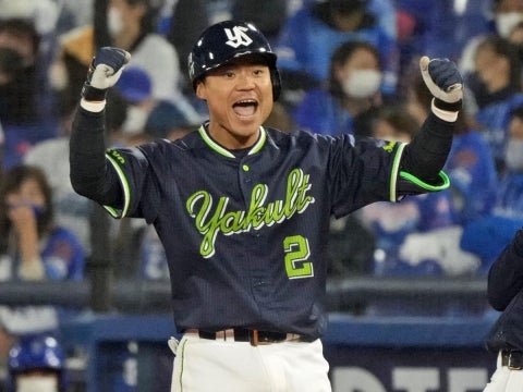 同点タイムリーの中村選手「チームの勢いで打たせてもらった」