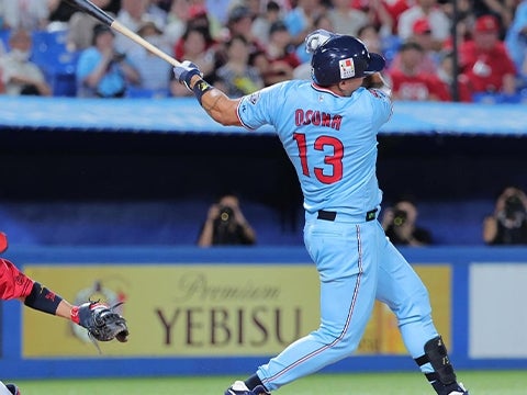 オスナ選手が2安打1打点